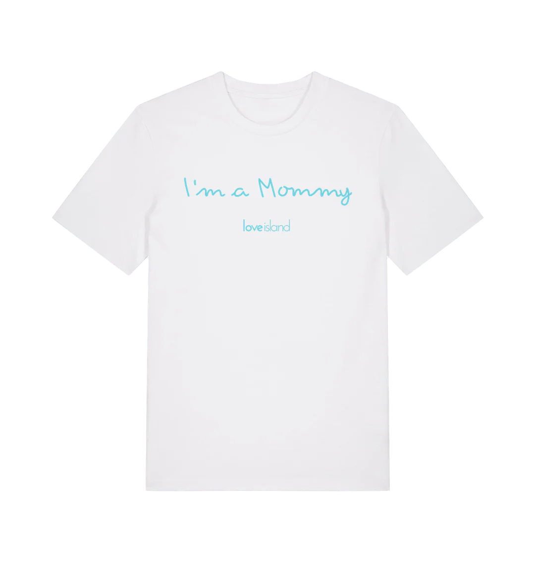 'I'm a Mommy' Blue Print T-shirt