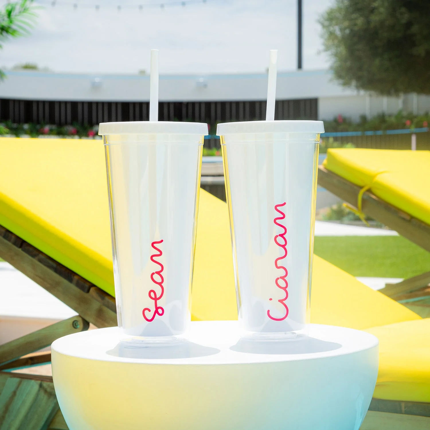 Official Love Island Straw Cup - Personalised - Image 10